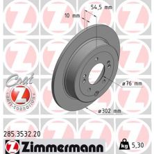 Гальмівний диск ZIMMERMANN 285.3532.20
