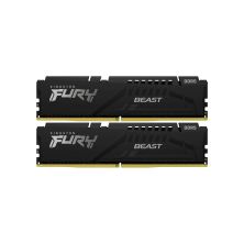Модуль памяти для компьютера DDR5 64GB (2x32GB) 4800 MHz FURY Beast Black Kingston Fury (ex.HyperX) (KF548C38BBK2-64)