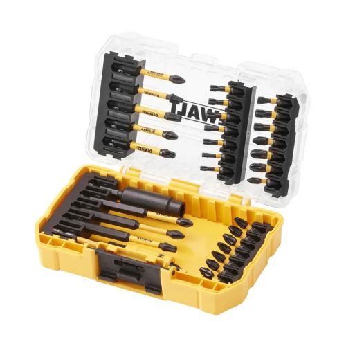 Набор бит DeWALT EXTREME FLEXTORQ, Phillips,Pozidriv,Torx, Slotted,Pz3, T25, 32 шт, кейс (DT70743T)