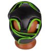 Боксерский шлем PowerPlay 3100 PU Чорно-зелений XS (PP_3100_XS_Black/Green) - Изображение 3