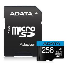 Карта пам'яті ADATA 256GB microSDXC calss 10 UHS-I V10 A1 (AUSDX256GUICL10A1-RA1)