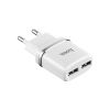 Зарядний пристрій HOCO C12 Smart dual USB (Micro cable)charger set White (6957531047773) - Зображення 1
