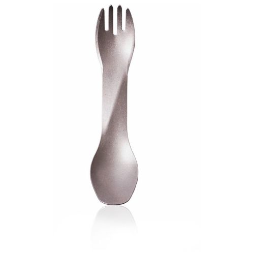 Ложка-вилка туристическая Humangear GoBites Ti-Uno titanium (022.0055)