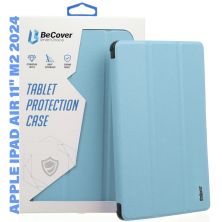 Чехол для планшета BeCover Tri Fold Soft TPU Silicone Apple iPad Air 11 M2 2024 Light Blue (711409)