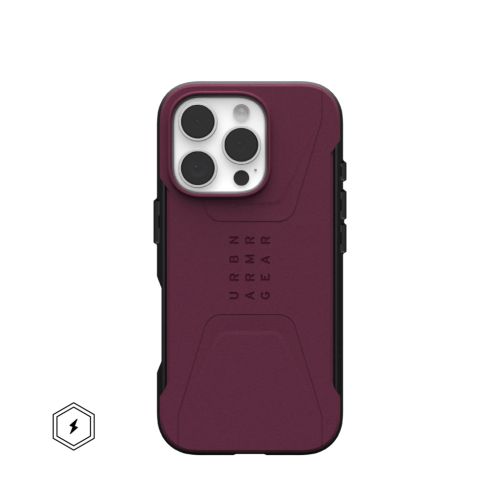 Чехол для мобильного телефона UAG iPhone 16 Pro Civilian Magsafe Bordeaux (114444119049)