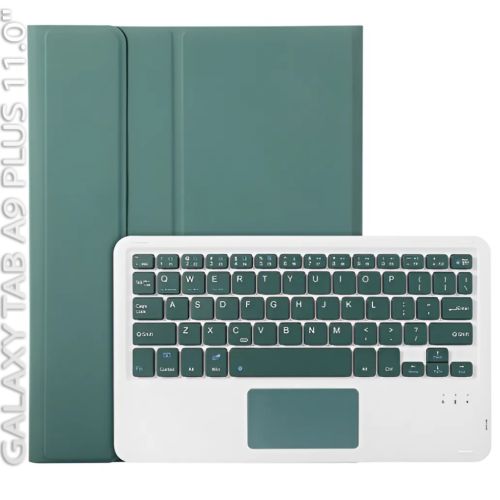 Чехол для планшета BeCover Keyboard+TouchPad Samsung Tab A9 Plus SM-X210/SM-X215/SM-X216 11.0 Dark Green (712413)