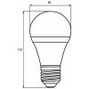 Лампочка Eurolamp LED А60 800 Lm E27 4000K 2шт (MLP-LED-A60-08274(Amber)new) - Зображення 2