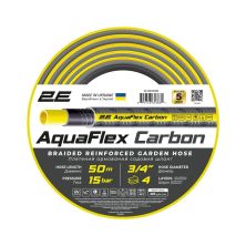 Шланг для поливу 2E AquaFlex Carbon 3/4, 50м, 4 шари, 20бар, -10…+60°C (2E-GHE34GE50) Шланг для поливу 2E AquaFlex Carbon 3/4, 50м, 4 шари, 20бар, -10…+60°C (2E-GHE34GE50)