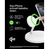 Зарядний пристрій Belkin 3in1 Magnetic Pad Qi2 15W White (WIZ032KQWH) - Зображення 1
