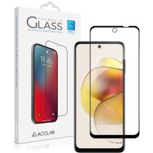 Стекло защитное ACCLAB Full Glue MOTO G73 Black (1283126567261)