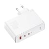 Зарядний пристрій Baseus GaN5 Pro Fast Charger 2C+U 140W + Cable 1.0m Type-C 240W white (CCGP100202) - Зображення 2