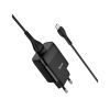 Зарядний пристрій HOCO C72Q Glorious USB QC3.0 + cable USB to Micro 5P 18W Black (6931474732521) - Зображення 1