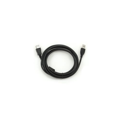 Дата кабель USB 2.0 AM/AF 3.0m ferrite black Voltronic (YT-AM/AF-3.0B)