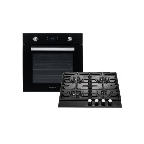 Комплект встраиваемой техники GRANADO GEO 62-1310 black + GGH 62-104 black glass