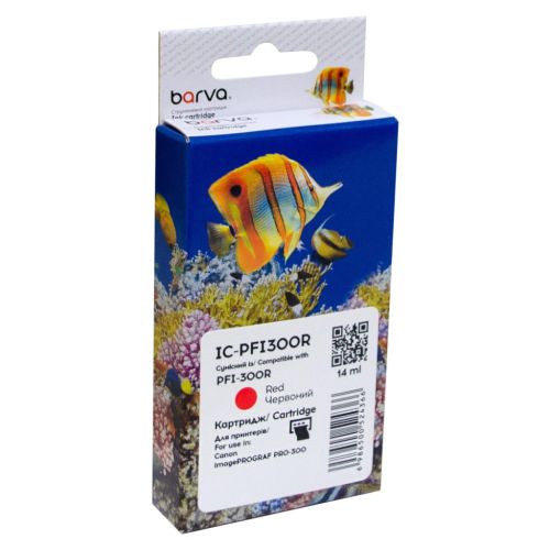 Картридж Barva Canon PFI-300R 4199C001 920с red (IC-PFI300R)
