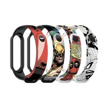 Ремешок для фитнес браслета Armorstandart комплект 4шт Xiaomi Mi Band 7/6/5 Superhero (ARM59728)