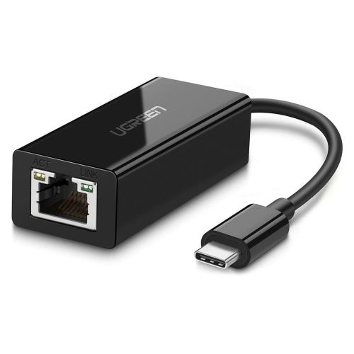 Переходник USB-C 3.1 to RJ45 1000Mbps black Ugreen (50307)