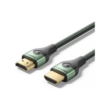 Кабель мультимедійний HDMI M to HDMI M 1.0m 8K60Hz ultra thin cotton braided green Vention (ALOGF)