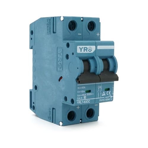 Автоматический выключатель YRO YRL7-63DC/550 2P 40A
