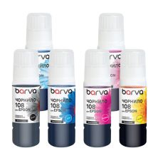 Чорнило Barva Epson 108 6x70 мл, BK/C/M/Y/LC/LM, special, OneKey (E108-070-MP)