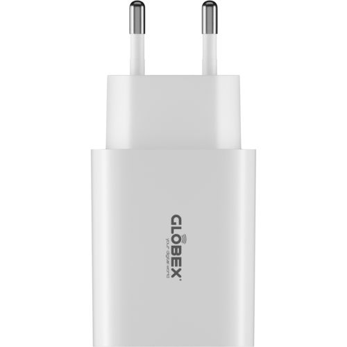 Зарядний пристрій Globex USB-C 20W FastPower white (20WC1A)