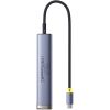 Концентратор Baseus USB-C 7-Port HDMI 4K60Hz + 2xUSB 3.0 + PD + SD/TF 3.0 + 3.5mm gray (B00052803811-02) - Изображение 3