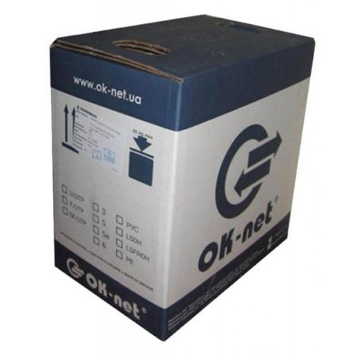 Кабель сетевой OK-Net FTP cat.6 LSOH (F/UTP-cat.6 LSOH) (КПВонг-HFЭ-ВП (250) 4*2*0,57)