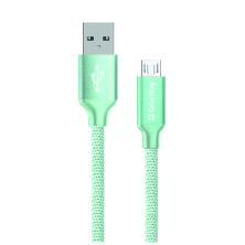 Дата кабель USB 2.0 AM to Micro 5P 1.0m mint ColorWay (CW-CBUM002-MT)