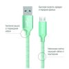 Дата кабель USB 2.0 AM to Micro 5P 1.0m mint ColorWay (CW-CBUM002-MT) - Зображення 1