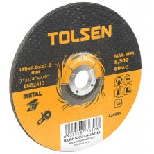 Диск Tolsen шлифовальный по металлу 230х6.0*22.2мм (76307)