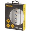 Концентратор Maxxter USB 3.0 Type-A 4 ports silver (HU3A-4P-01) - Зображення 3