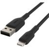 Дата кабель USB 2.0 AM to Lightning 2.0m Belkin (CAA002BT2MBK) - Зображення 3