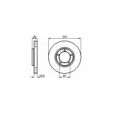 Гальмівний диск Bosch 0 986 478 714