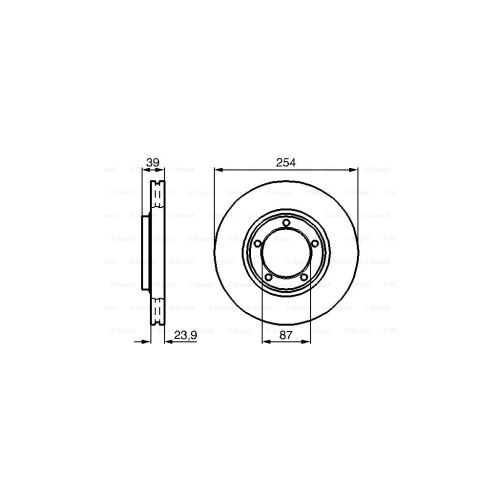 Тормозной диск Bosch 0 986 478 714