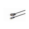 Кабель мультимедійний HDMI to DVI 1.8m 18+1pin, 4K 30Hz Cablexpert (CC-HDMI-DVI-4K-6) - Зображення 1