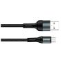 Дата кабель USB 2.0 AM to Micro 5P 1.0m nylon black ColorWay (CW-CBUM045-BK) - Зображення 3