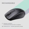 Мышка 2E MF270 Silent Rechargeable Wireless Black (2E-MF270WBK) - Изображение 3