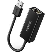 Переходник USB 2.0 to Ethernet RJ45 10/100 Mb CR110 Ugreen (20254)