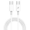 Дата кабель USB-C to USB-C 1.0m 20W CC-03W White Grand-X (CC-03W) - Изображение 1