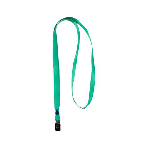 Шнурок для бейджа Axent з металивим кліпом, зелений (4532-04-A)