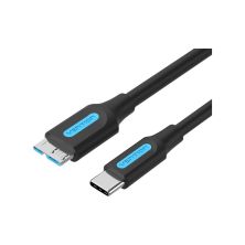 Дата кабель USB-C to Micro BM 0.5m 2A Vention (CQABD)