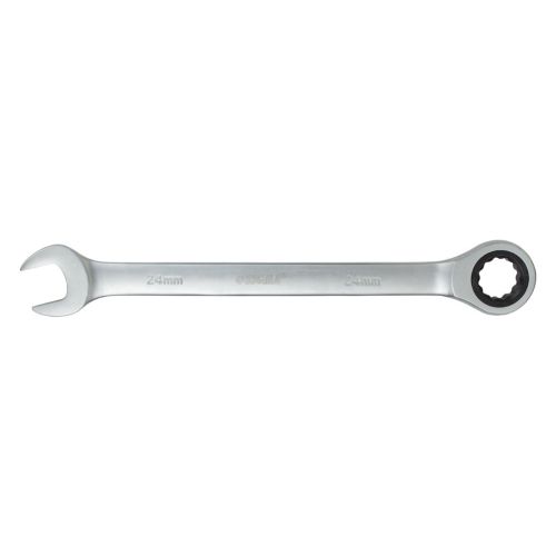 Ключ Sigma рожково-накидной с трещеткой 24мм CrV polished (6022241)