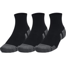 Шкарпетки Under Armour 1379528-001 Performance Cotton 3 пари Qtr чорний MD (196883994243)