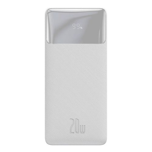 Батарея універсальна Baseus Bipow Overseas 30000mAh 20W, White (PPBD050402)