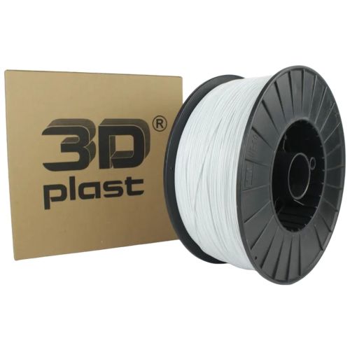 Пластик для 3D-принтера 3Dplast PLA 1.75мм, 3кг, white (3DPLA1753WHT)