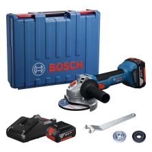 Шліфувальна машина Bosch GWS 18V-8 125мм, 18В, 2x4Ah, 0-11000об/хв, 1.7кг, кейс (0.601.9N9.020) Шліфувальна машина Bosch GWS 18V-8 125мм, 18В, 2x4Ah, 0-11000об/хв, 1.7кг, кейс (0.601.9N9.020)
