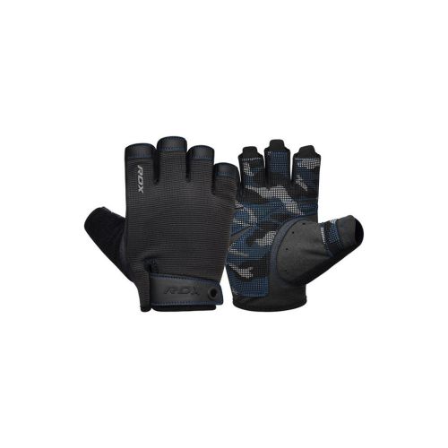 Перчатки для фитнеса RDX T2 Half Blue M (WGA-T2HU-M)