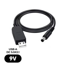 Кабель питания USB to DC 5.5x2.1 9V 0.8m Armorstandart (ARM65662)