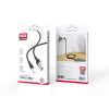 Дата кабель USB 2.0 AM to USB-C 1.0m 2.1A silicone black XO (NB208-TC-1-BK) - Изображение 1