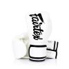 Боксерские перчатки Fairtex BGV14 White 12 унцій (бинти в комплекті) (BGV14_12oz_White) - Изображение 1